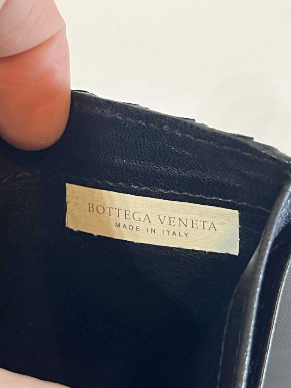 Vintage Bottega Veneta Black Intrecciato Snap Wallet Authentic 🇮🇹 - Picture 12 of 15